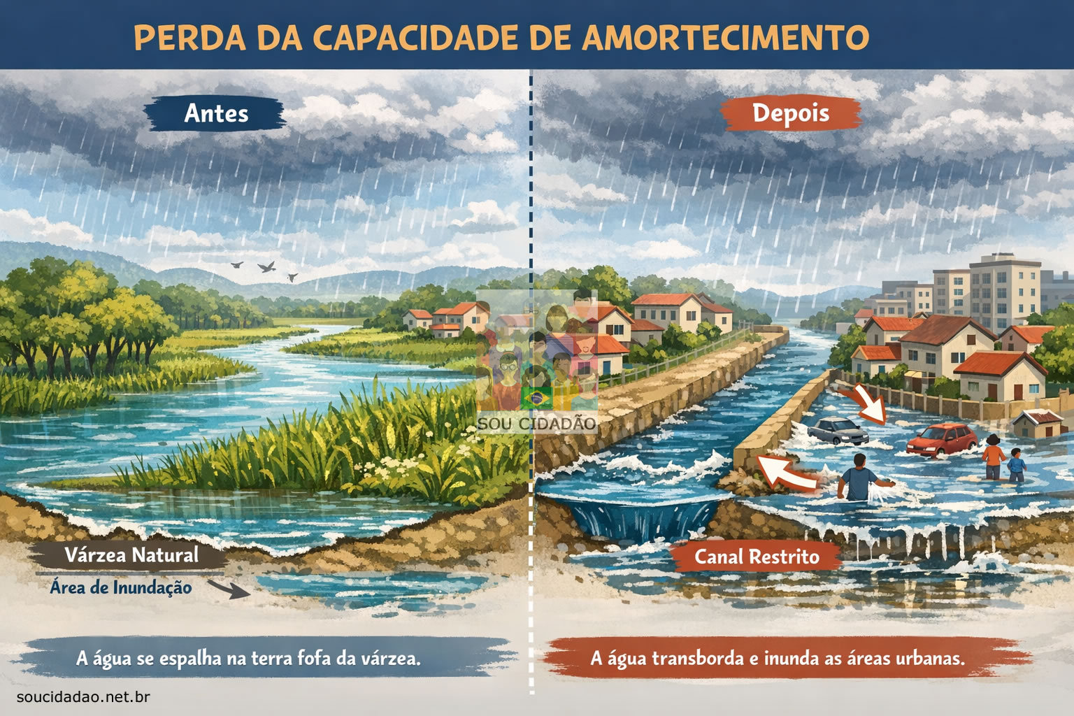 Perda da Capacidade de Amortecimento